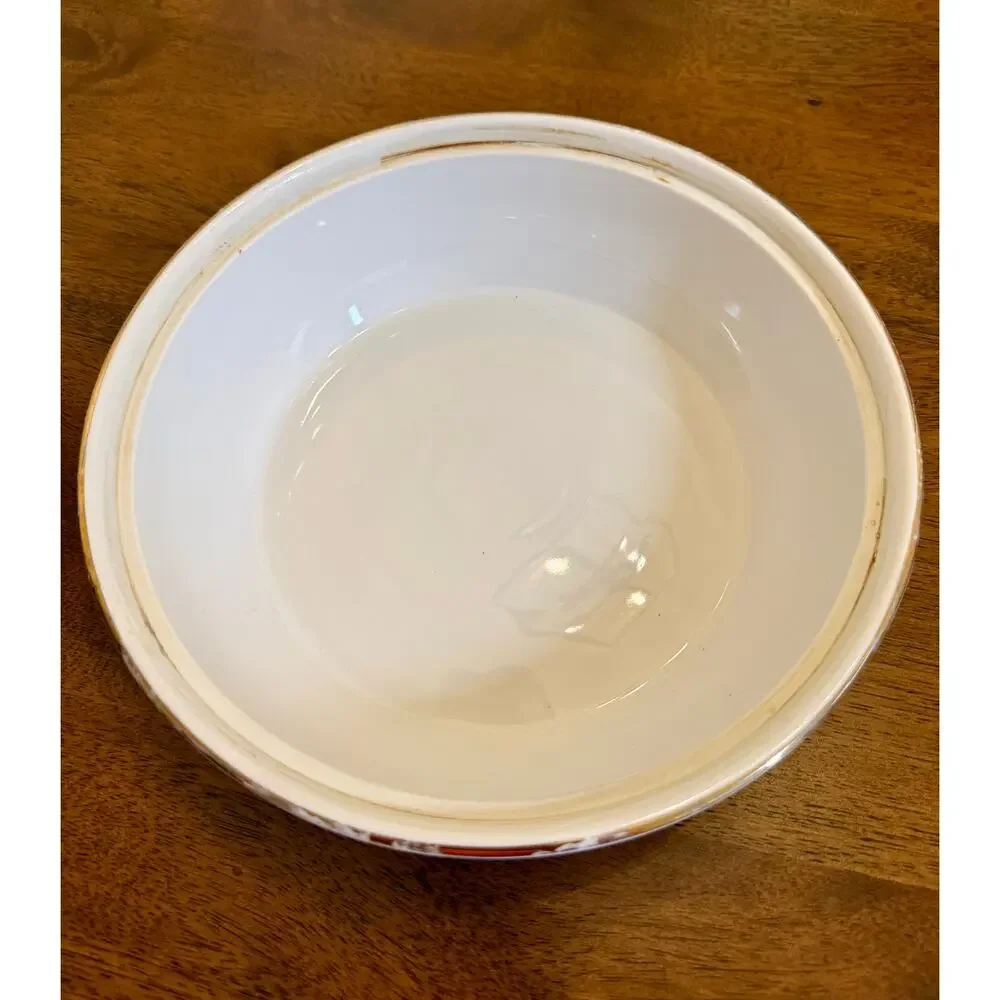 Vintage Royal Worcester Evesham Gold covered casserole dish
